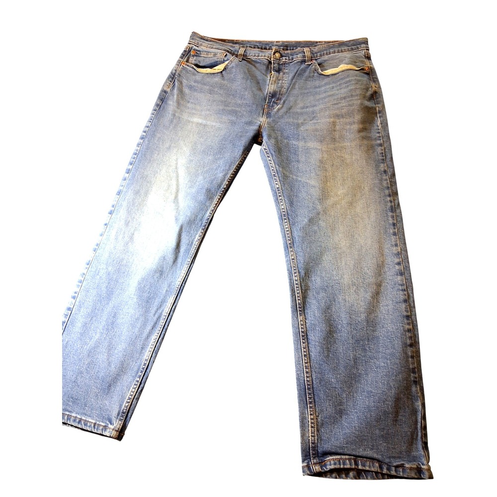 Levis 505 Regular Fit Jeans Mens 40x30 Medium Wash Blue Denimโ Straight Leg